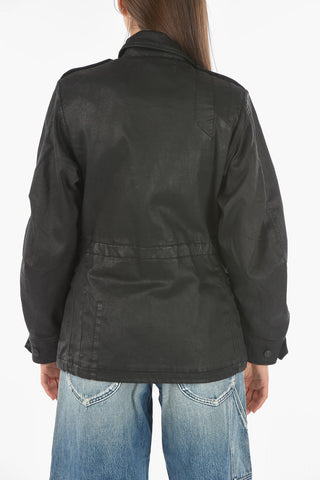 Coated Cotton D-CLAUDIA-SP-NE Utility Jacket