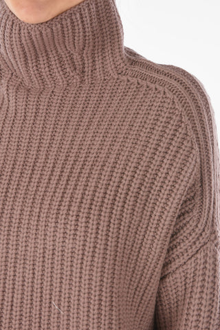 Wool M-DAYTON Maxi Turtleneck Sweater