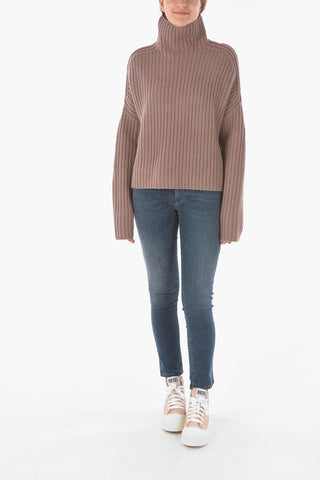 Wool M-DAYTON Maxi Turtleneck Sweater