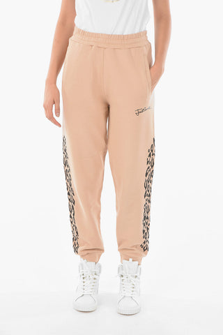 Joggers con Stampa Animalier Laterale