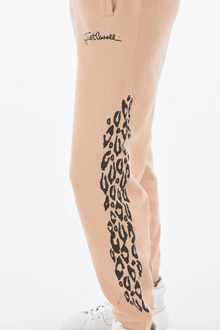 Joggers con Stampa Animalier Laterale