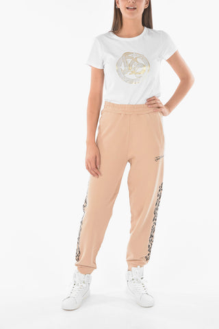 Joggers con Stampa Animalier Laterale