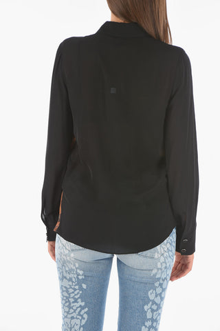 python printed details shirt