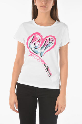 printed crew-neck t-shirt