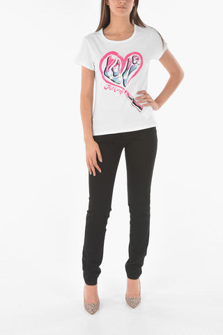 printed crew-neck t-shirt