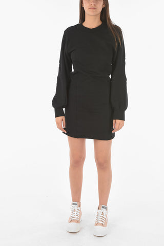 Sweatshirt D-CIOND Dress with Eyelet embellishments