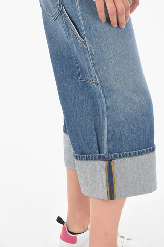 Jeans Gaucho D-LUITE con Risvolti