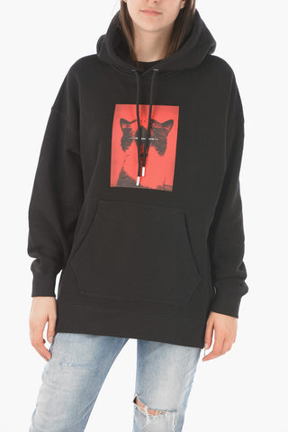 Side Zipped F-GULLY Oversized Hoodie