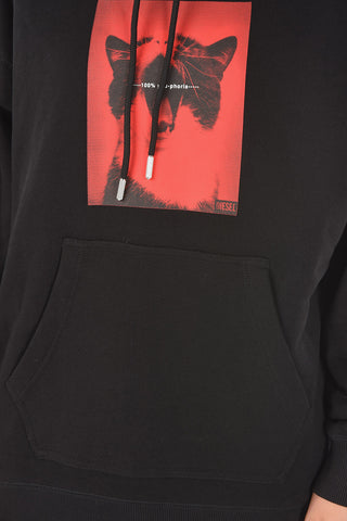 Side Zipped F-GULLY Oversized Hoodie