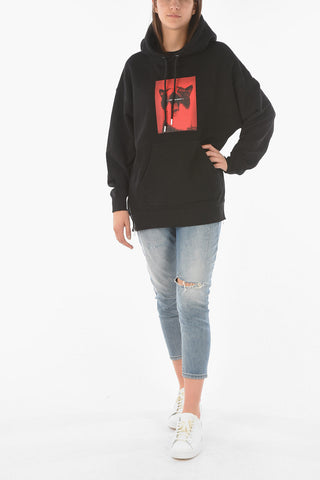 Side Zipped F-GULLY Oversized Hoodie