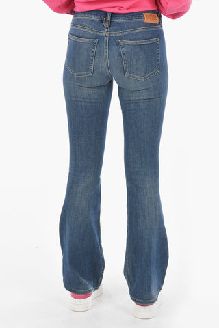 jeans bootcut D-EBBEY a vita bassa