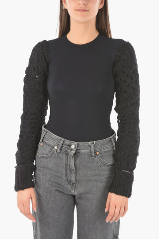 MM6 Knitted Leg Warmers