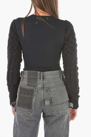 MM6 Knitted Leg Warmers