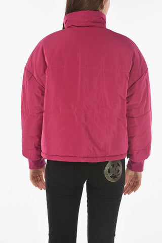 Tie Dye Effect Reversible Puffer Jacket