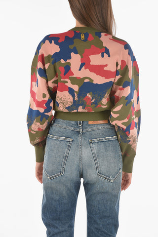Camouflage Motif M-MONTANA Sweater