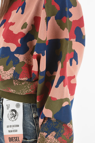 Camouflage Motif M-MONTANA Sweater