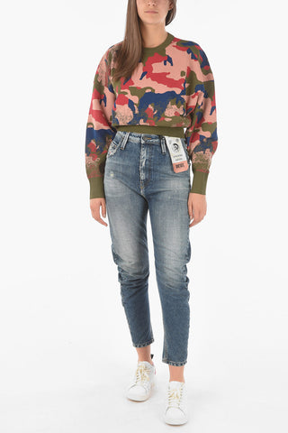 Camouflage Motif M-MONTANA Sweater