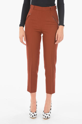 MM1 2 Pockets Wool Straight Fit Pants