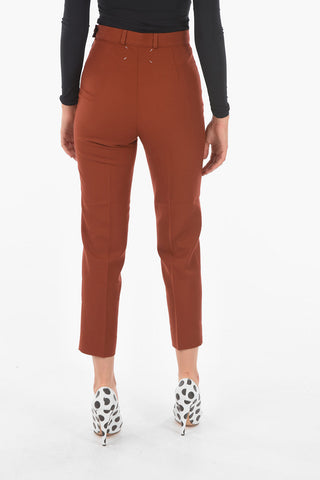 MM1 2 Pockets Wool Straight Fit Pants