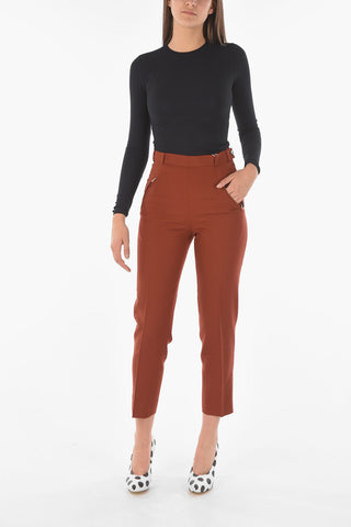 MM1 2 Pockets Wool Straight Fit Pants
