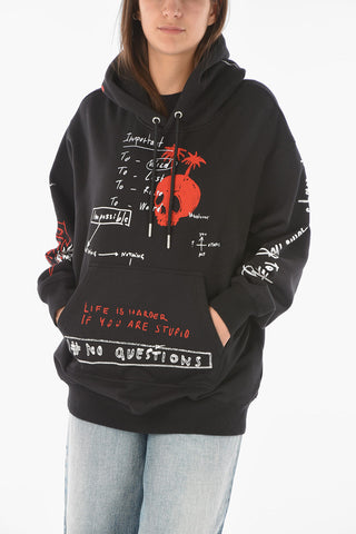 Printed Embroidered F-EXA Hoodie