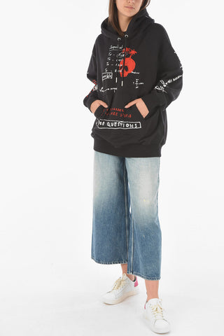 Printed Embroidered F-EXA Hoodie