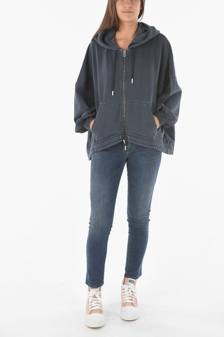 Hooded F-BALI Zip-up Sweatshirt with Print
