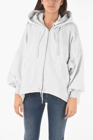 Hooded F-BALI Zip-up Sweatshirt with Print