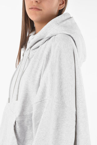 Hooded F-BALI Zip-up Sweatshirt with Print