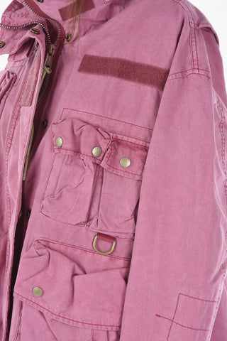 Hidden Closure G-BUMS Jacket with Silver Buttons