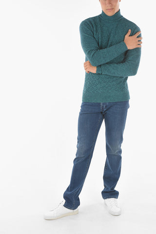 CC COLLECTION Turtleneck AGATA Jacquard Pullover
