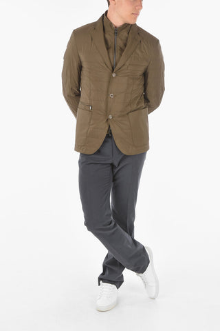 ID OUTDOOR Water-resistant MILESTONES Windbreaker Jacket with Removable Chest Piece