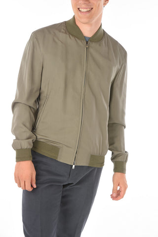 ID Silk IDENTITY Bomber with Ribbed Hems