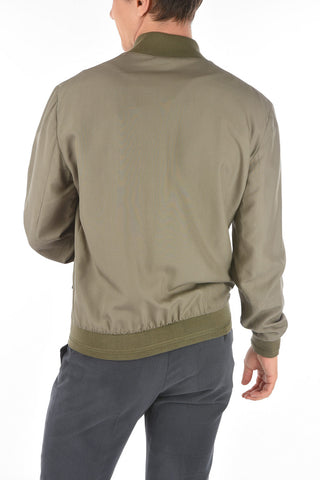 ID Silk IDENTITY Bomber with Ribbed Hems