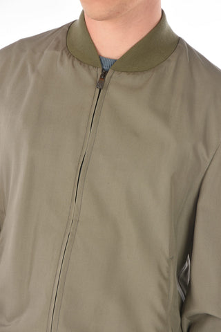 ID Silk IDENTITY Bomber with Ribbed Hems