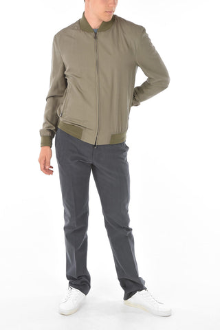 ID Silk IDENTITY Bomber with Ribbed Hems
