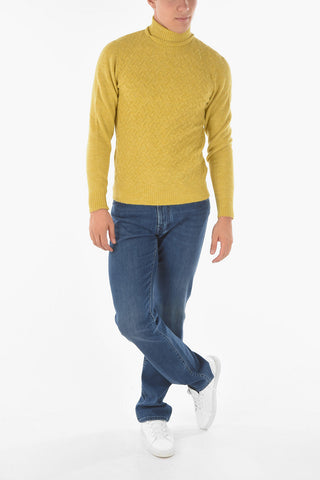 CC COLLECTION Turtleneck AGATA Jacquard Pullover