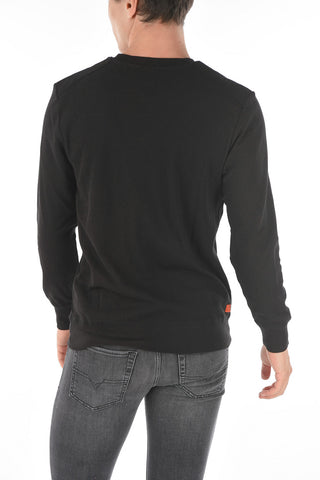 ribbed UMLT-WILLY-W crew-neck sweatshirt with embroidery