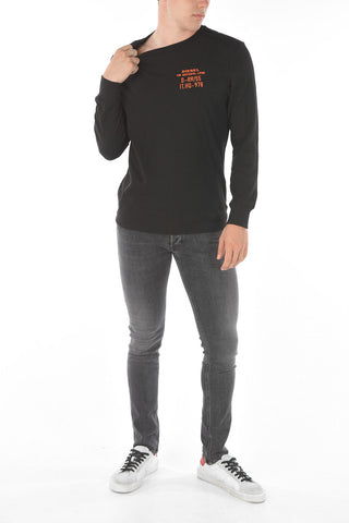 ribbed UMLT-WILLY-W crew-neck sweatshirt with embroidery