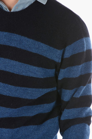 CC COLLECTION Pullover Girocollo AGATA a Righe Awning