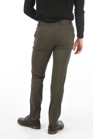 Virgin Wool LEADER Slack Pants with 4 pockets