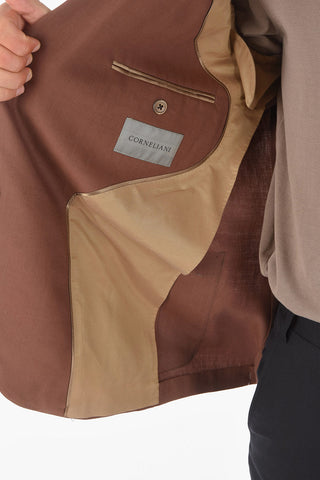 Linen-Blend Half-Lined Blazer LEADER SOFT