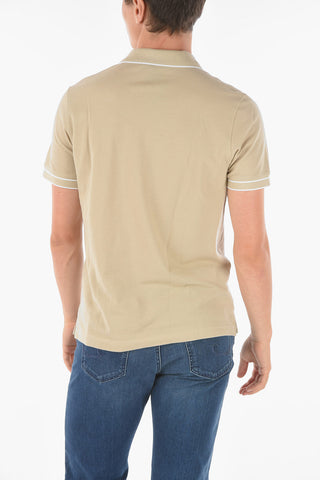 Embroidered Emblem PIQUET Cotton Polo