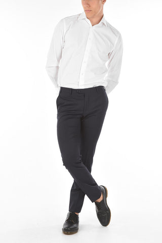 Pantaloni Slack ACADEMY CERIMONY in Lana Vergine a 4 Tasche