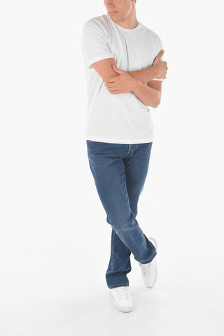 Crew Neck Printed Cotton T-Shirt