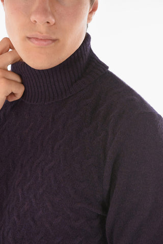 CC COLLECTION Turtleneck AGATA Jacquard Pullover