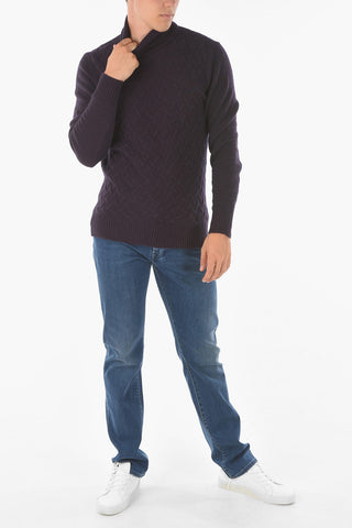 CC COLLECTION Turtleneck AGATA Jacquard Pullover