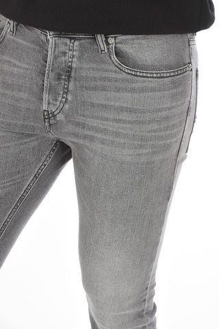 16cm Slim Fit D-LUSTER Jeans with Silver Button L32