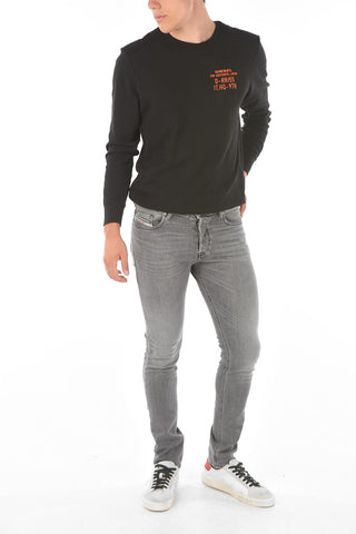 16cm Slim Fit D-LUSTER Jeans with Silver Button L32