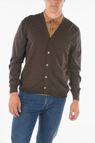 Cardigan MILLENIUM in Lana Vergine con Bottoni